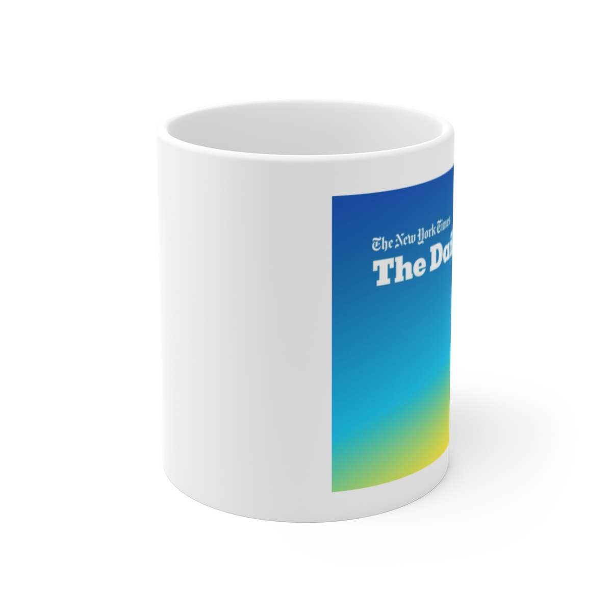 The Daily White Mug - alternate angle 1, merchandise