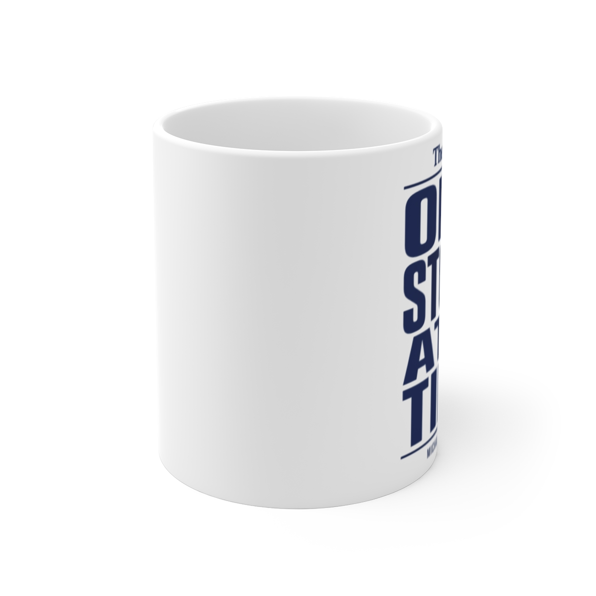 The Daily "One Story at a Time" White Mug - alternate angle 1, merchandise