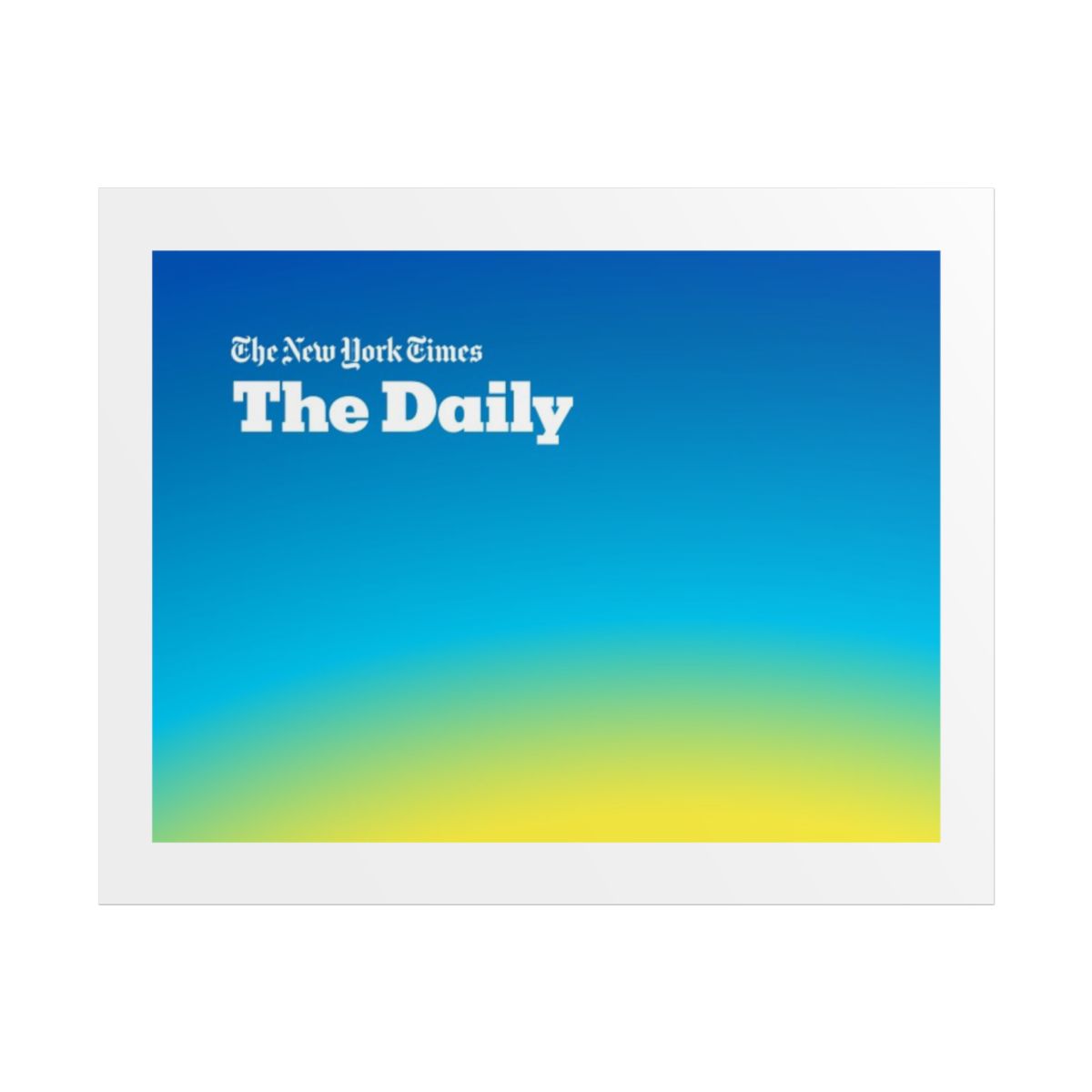 The Daily Rolled Poster