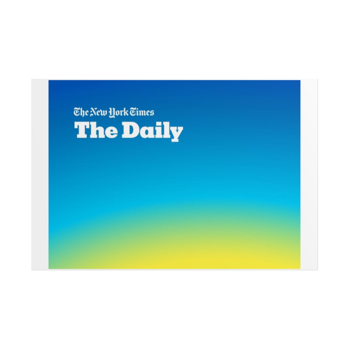 The Daily Rolled Poster - alternate angle 2, merchandise