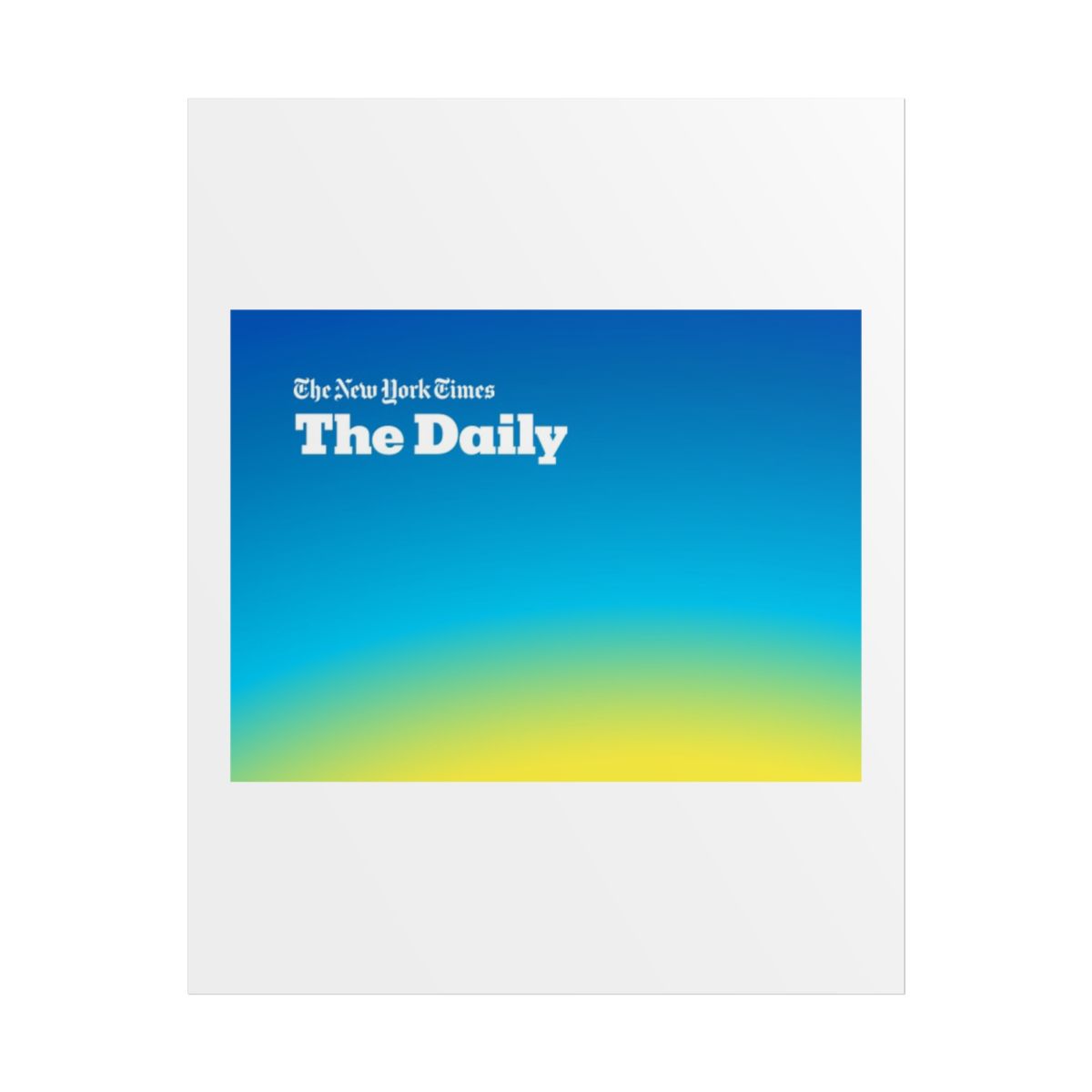 The Daily Rolled Poster - alternate angle 4, merchandise